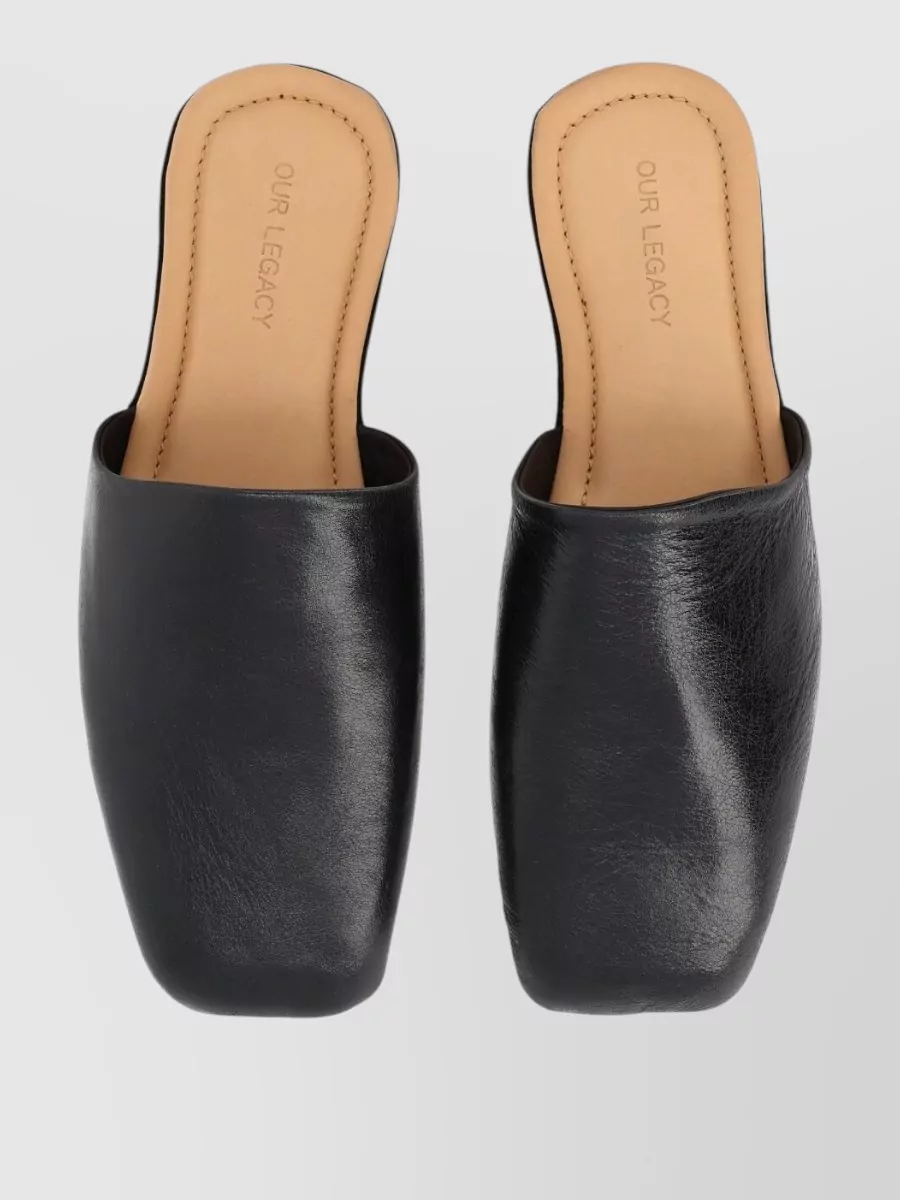 Our Legacy Leather Mule Loafers