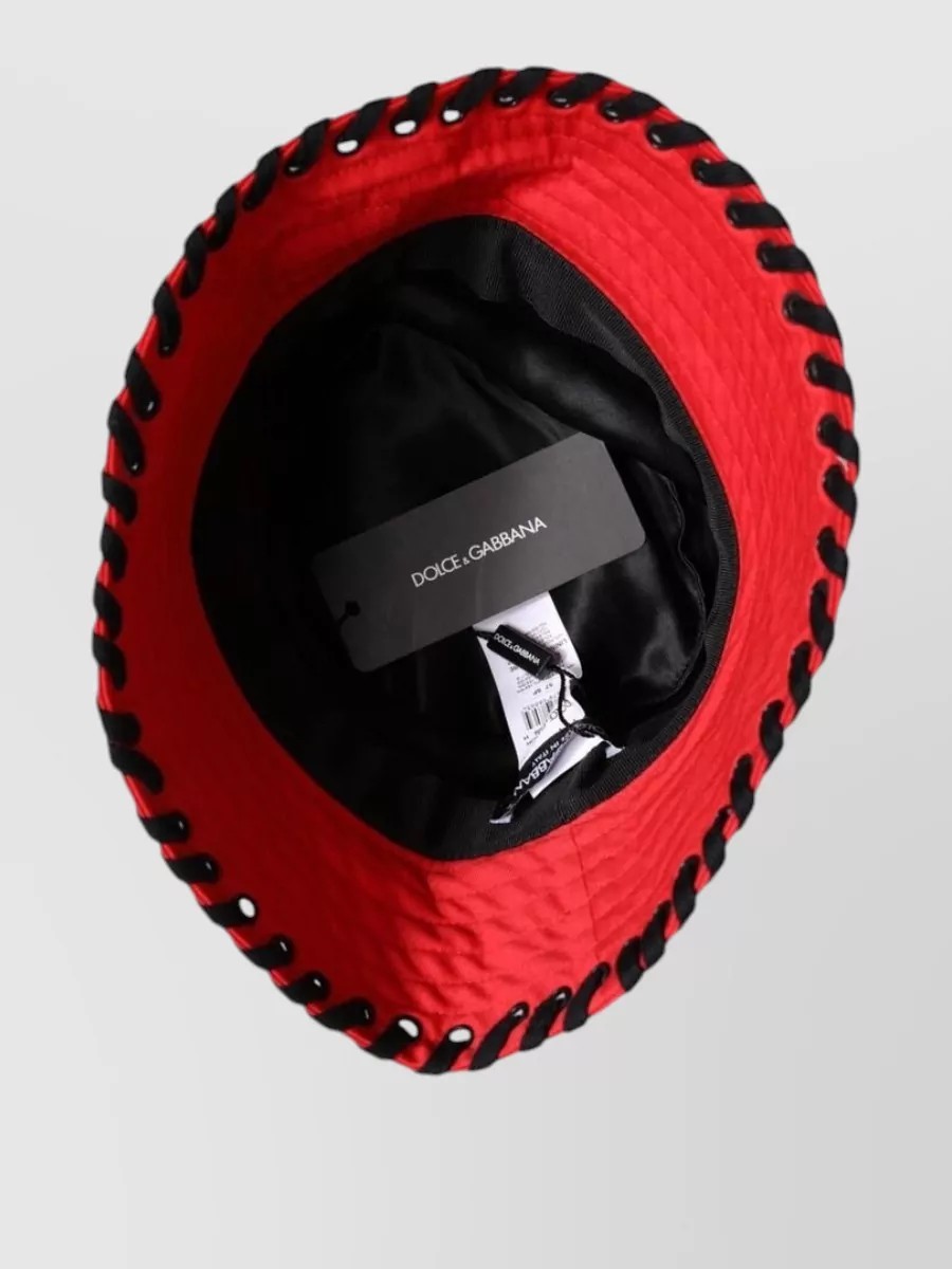 Dolce&Gabbana Lace Wide Brim Bucket Hat