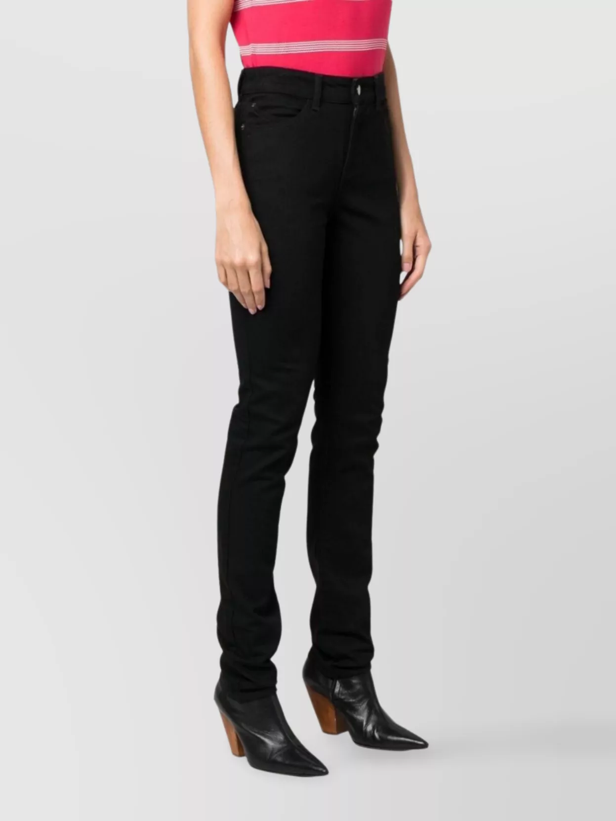 Emporio Armani Slim-Fit Stretch Cotton Jeans With Belt Loops