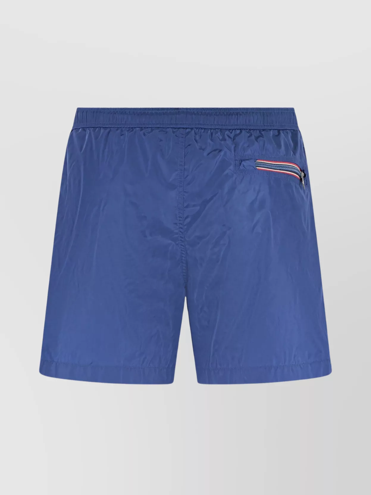 Moncler Nylon Beach Shorts Featuring Zip Pocket