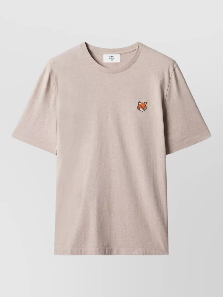 Maison Kitsuné cotton fox head short-sleeve t-shirt