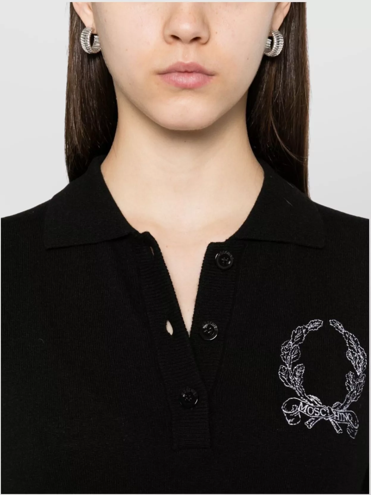 Moschino Knitwear Polo Collar Short Sleeves