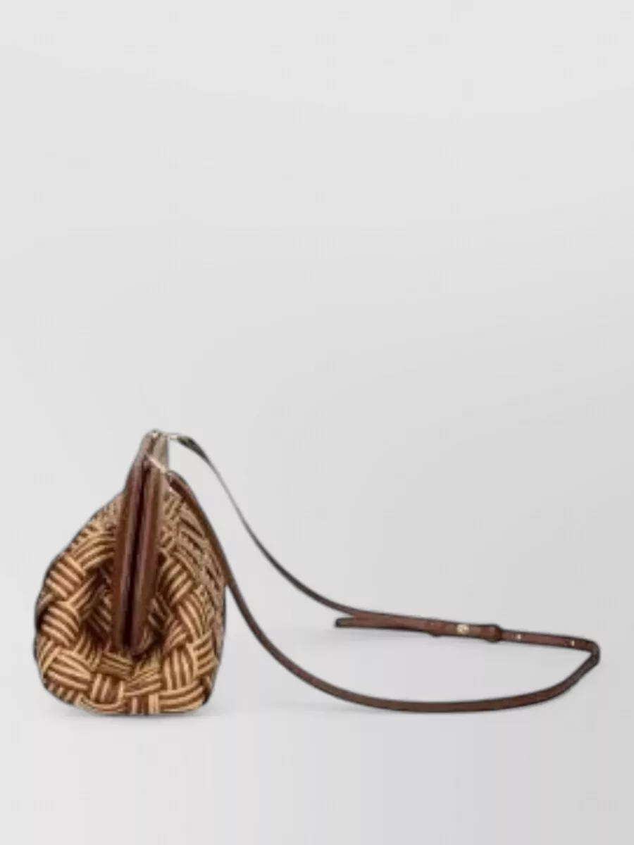 Themoiré Bios Woven Crossbody Bag