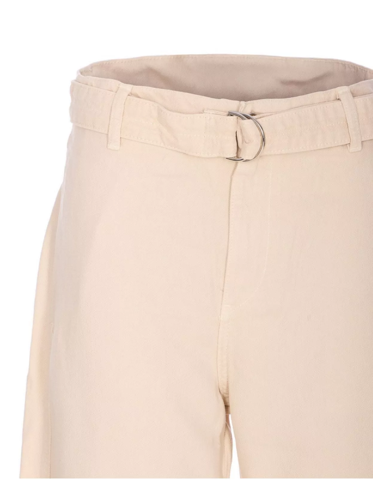 Liu •jo High Waist Flared Trousers Pockets In White