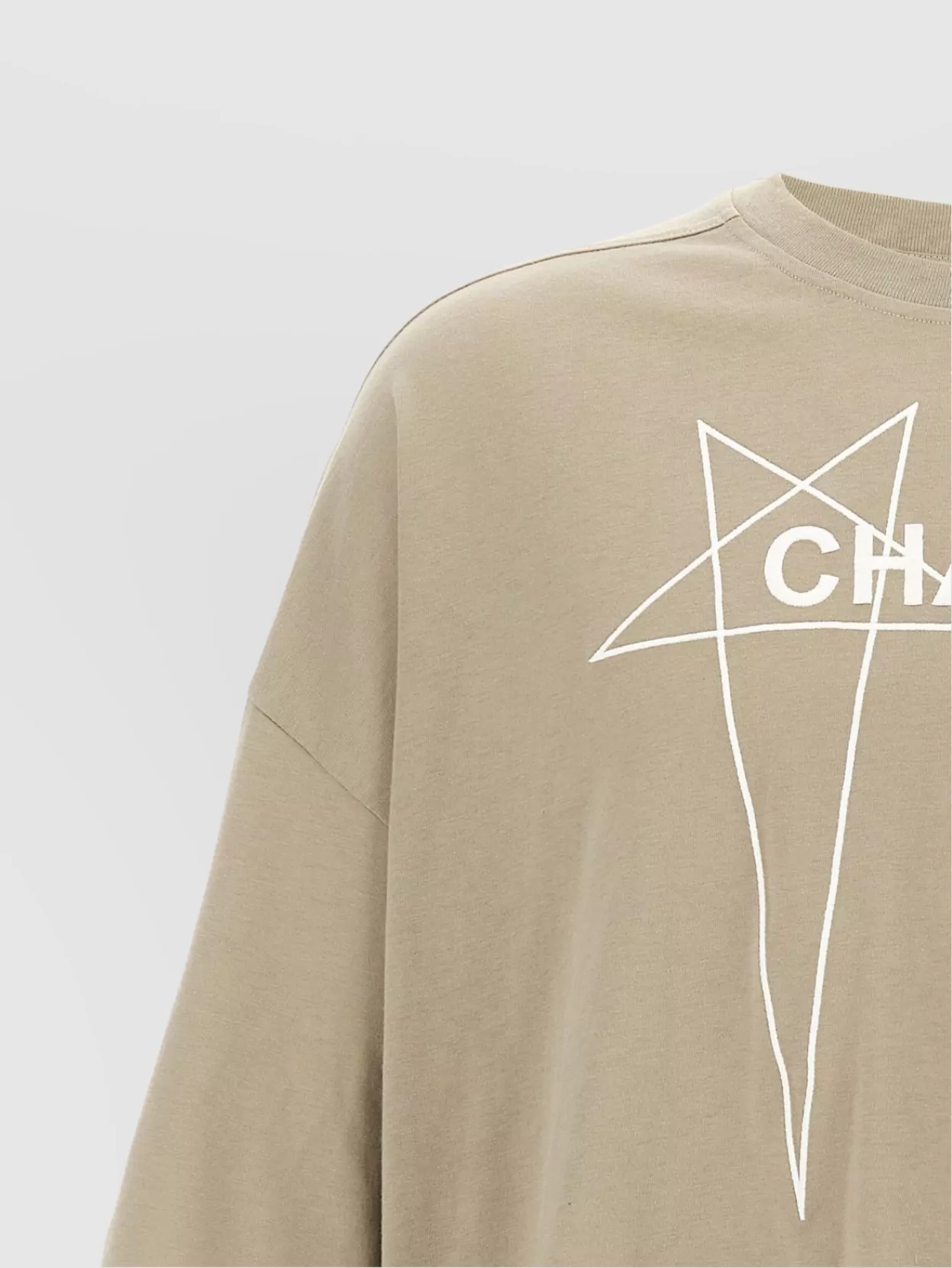 Rick Owens Champion Graphic Print Crew Neck T-Shirt