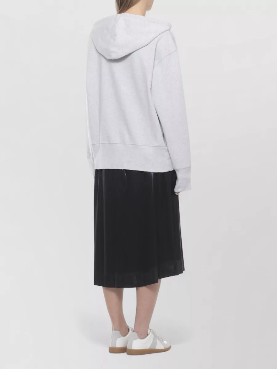 Maison Margiela Ribbed Trim Hoodie
