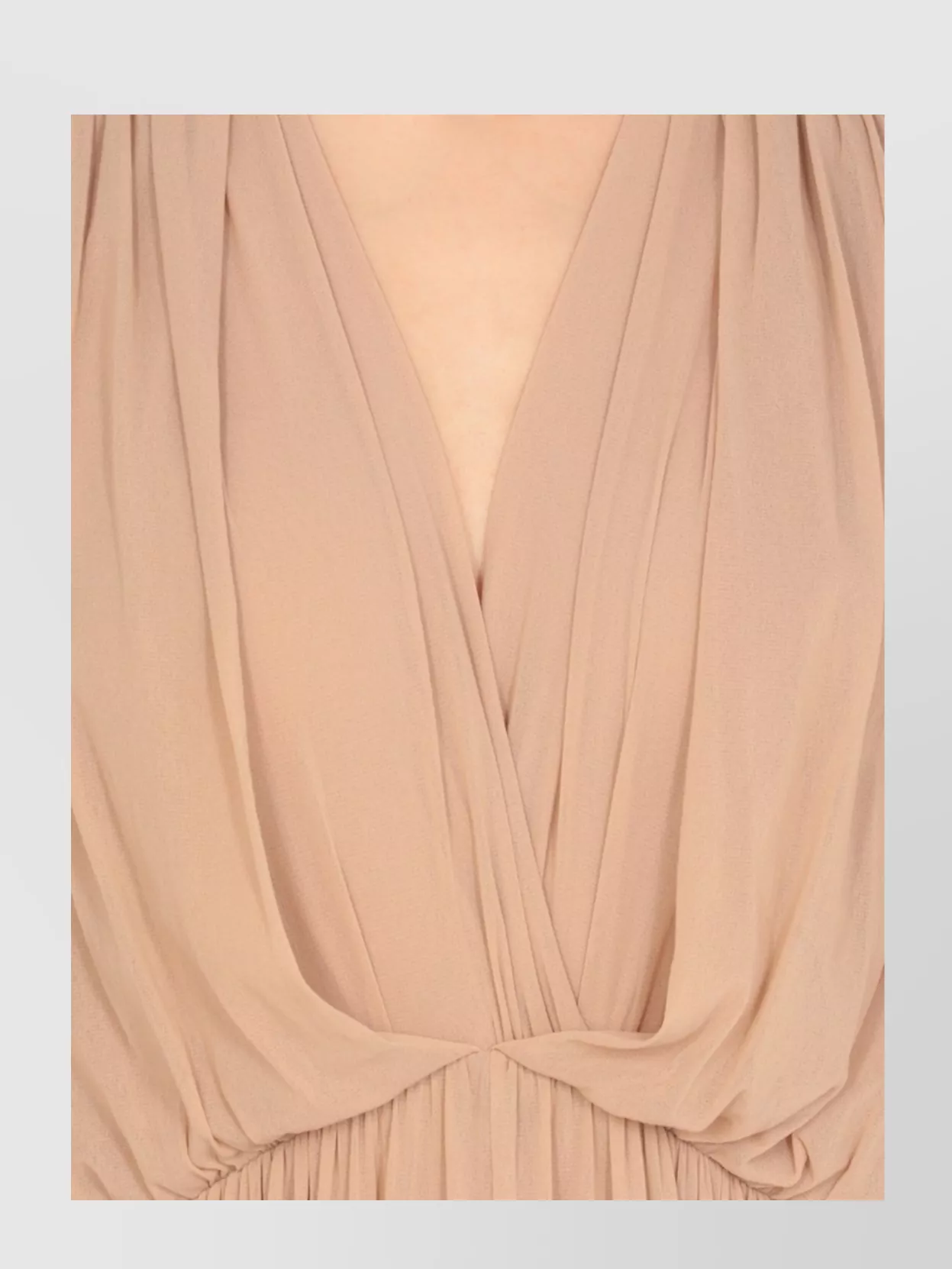Philosophy Tulle V-Neck Flared Hem Dress