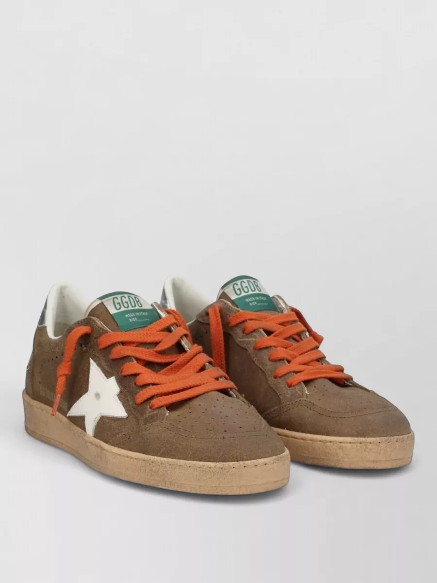 Golden Goose Suede Sneakers Star Patch Rubber Sole