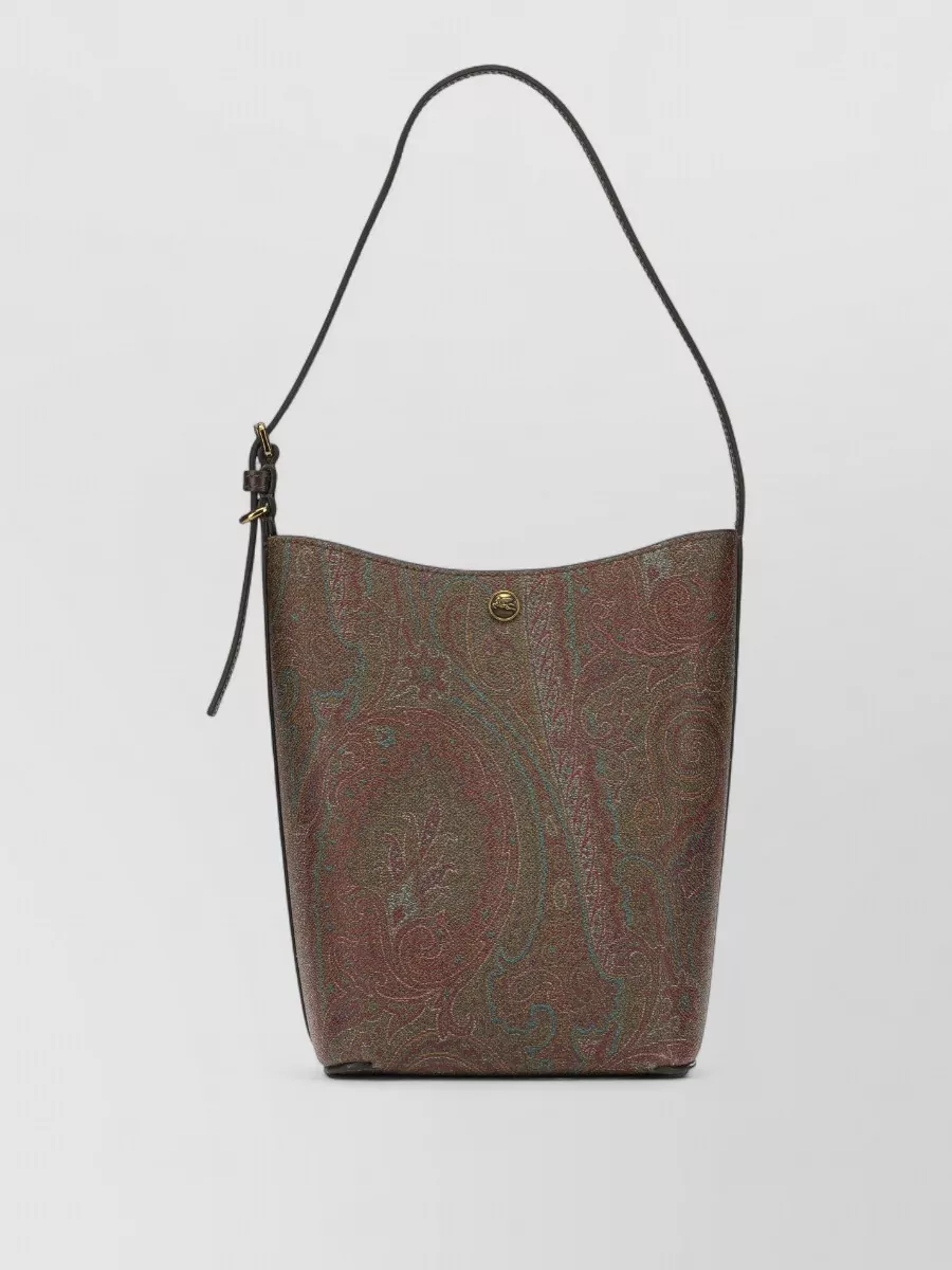 Etro essential small canvas bucket bag