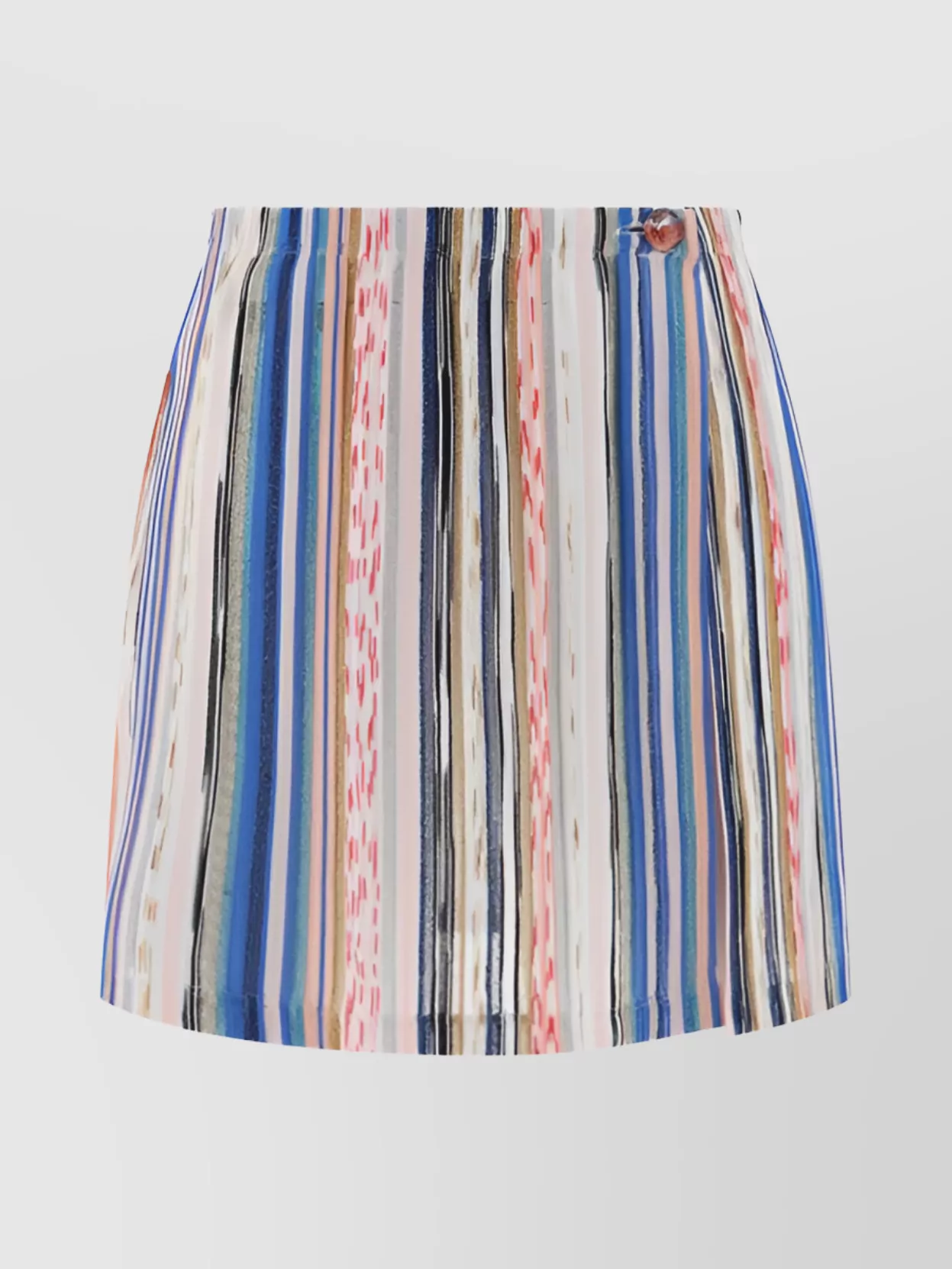 Shop Missoni Striped Wrap Style A-line Miniskirt
