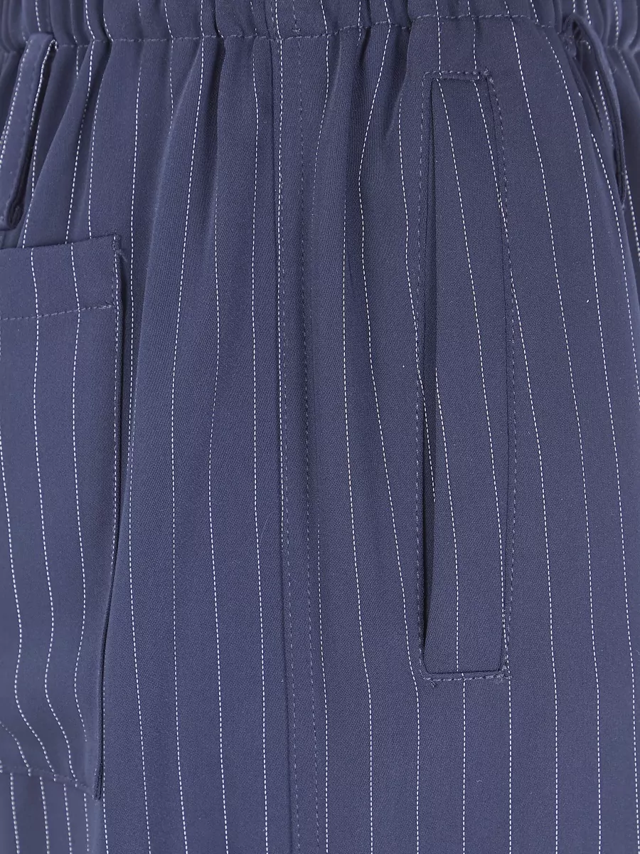 The Frankie Shop Pinstripe Wide-Leg Track Pants