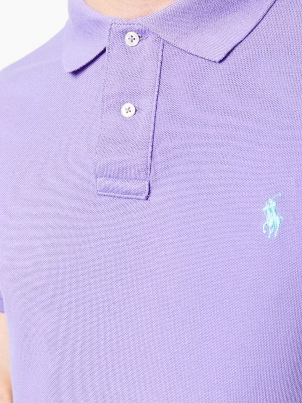 Ralph Lauren Logo Knit Polo Collar Short Sleeves