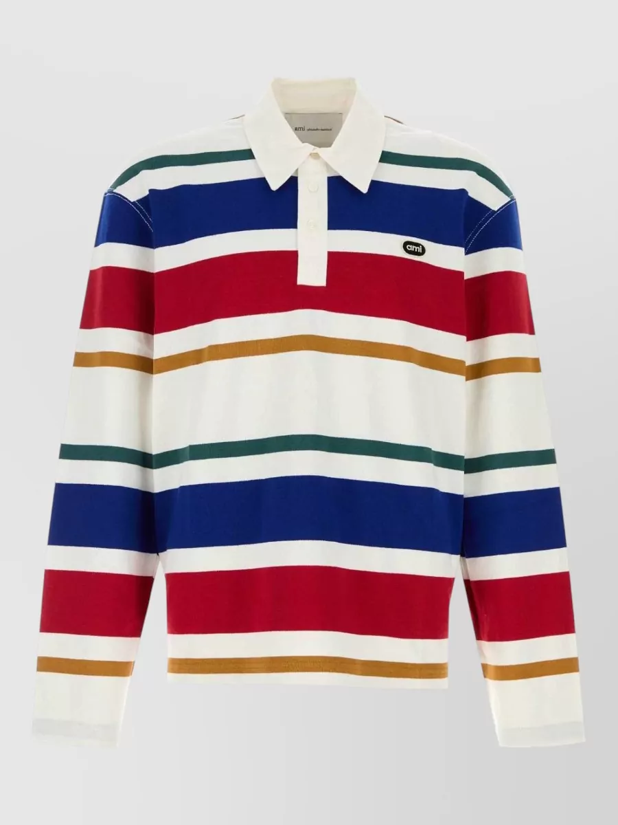 Ami Paris cotton polo shirt