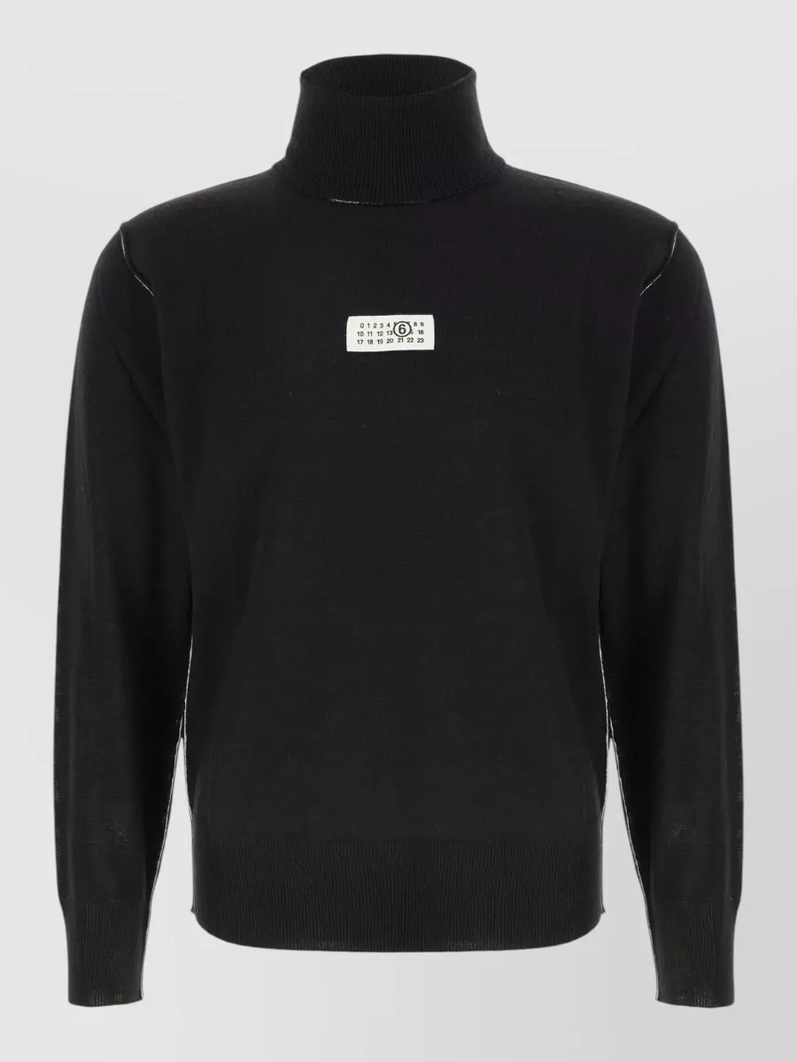 Mm6 Maison Margiela virgin wool turtleneck sweater