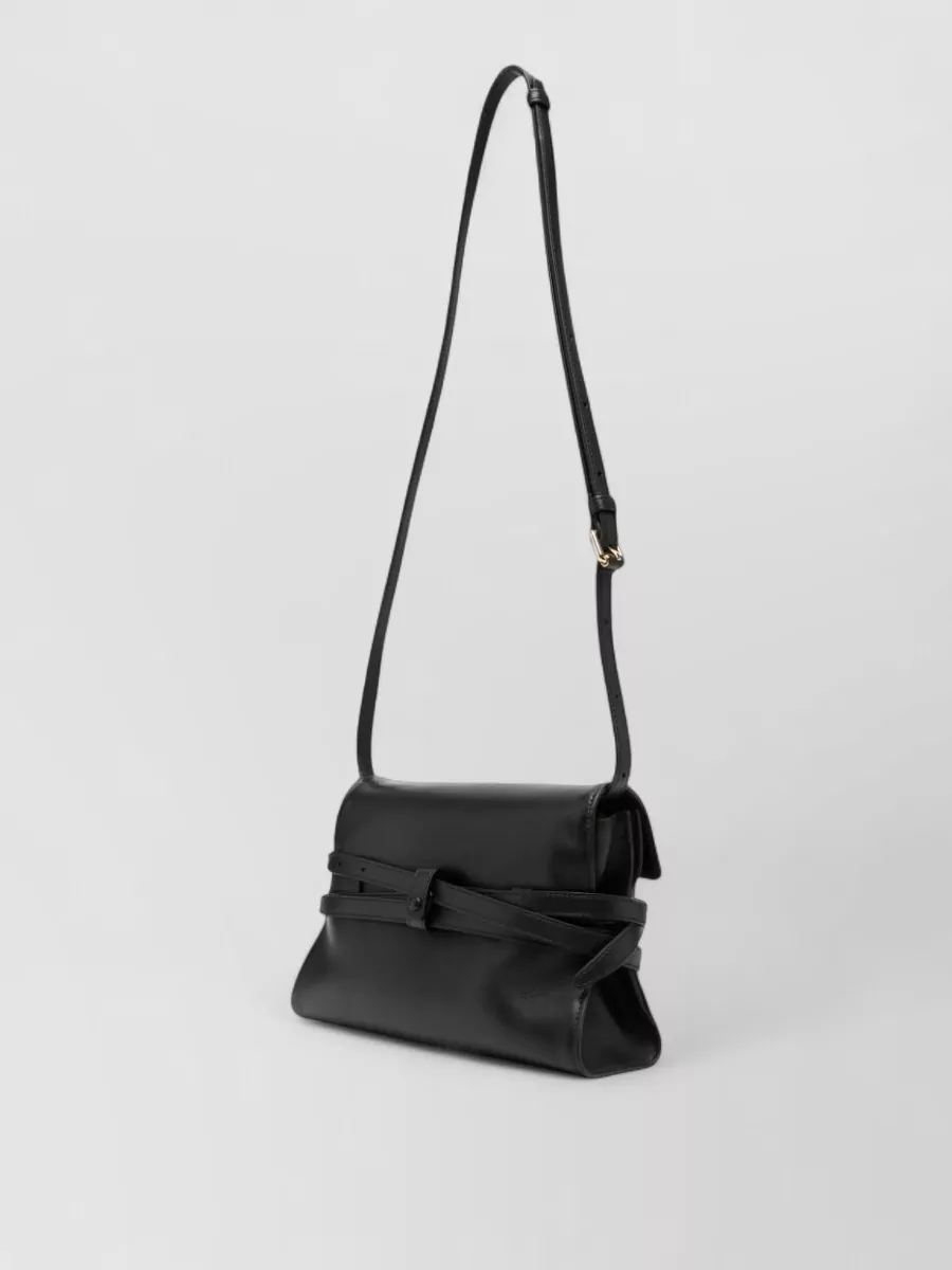 Moschino Leather Clutch Bag