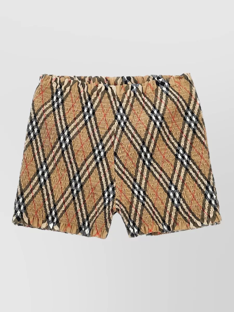 Burberry Checked Bermuda Shorts