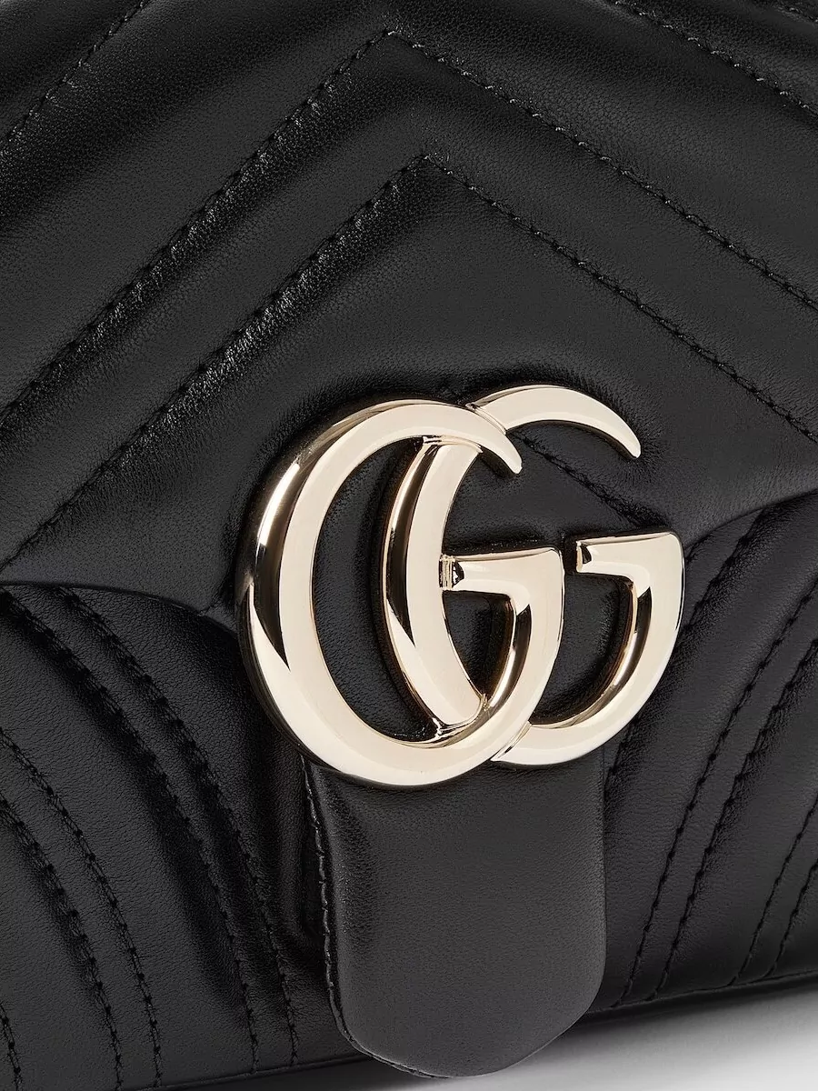 Gucci Gg Marmont Small Leather Shoulder Bag