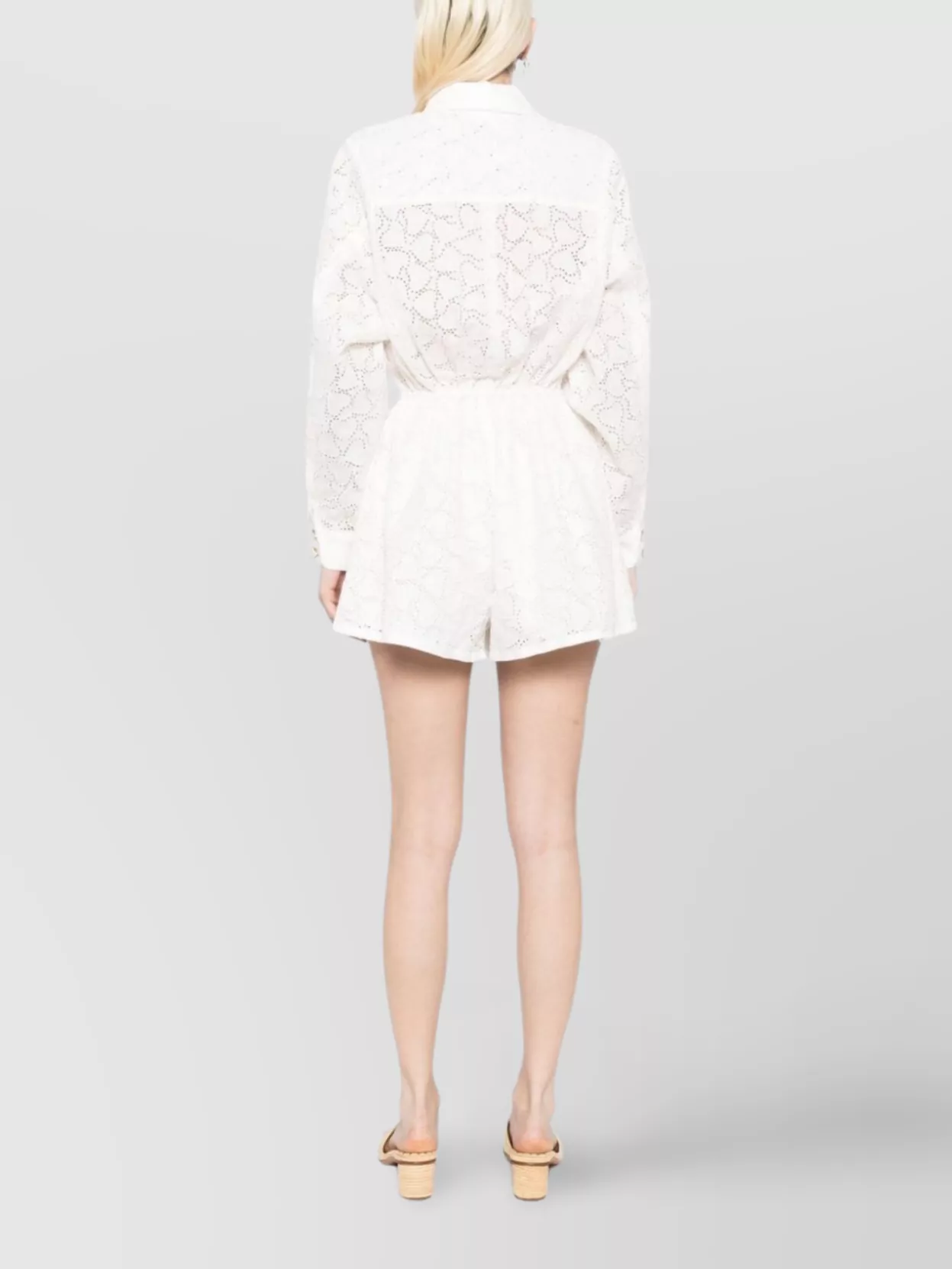 Zimmermann Playsuit Linen Chest Pocket