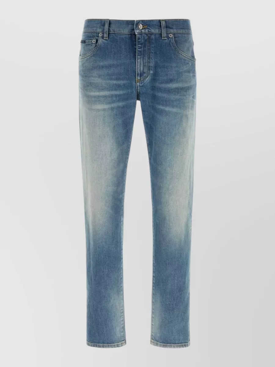 Dolce&Gabbana denim low-rise straight-leg jeans