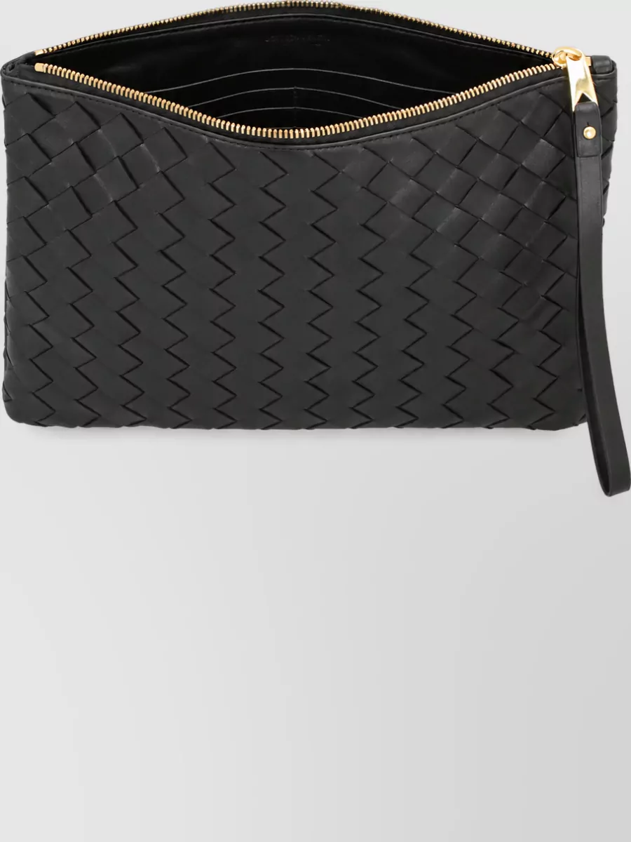 Bottega Veneta Concert Pouch Leather Clutch Bag