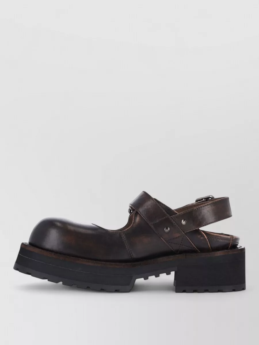 Balenciaga Leather Mules