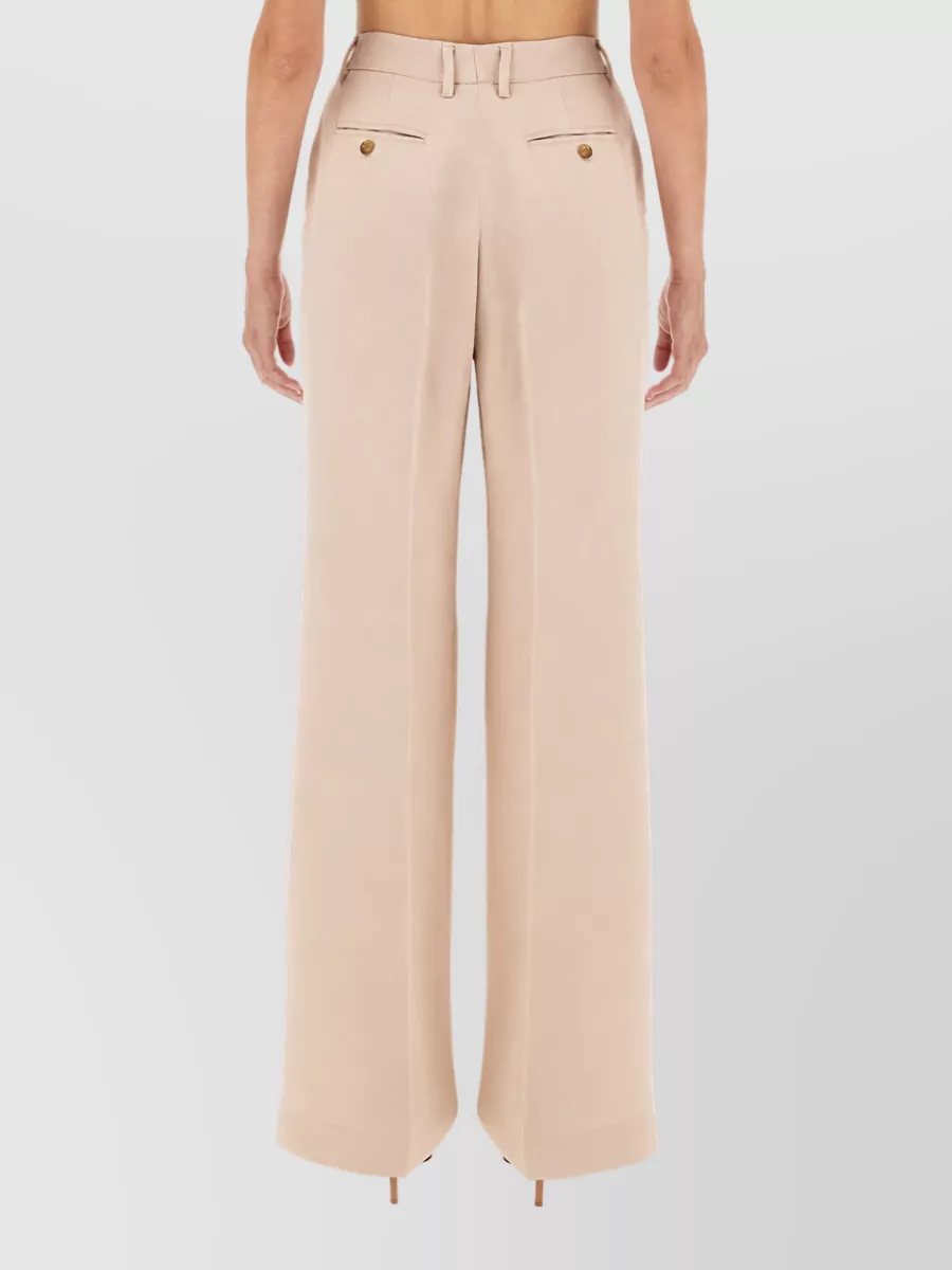 Kiton Satin Wide-Leg Trousers