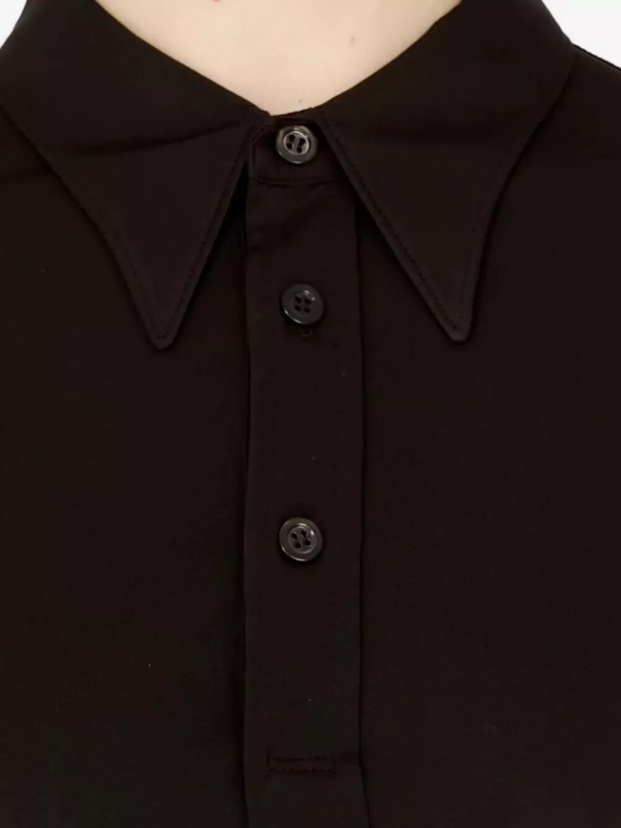 Maison Margiela Short Sleeve Polo Shirt Featuring Collar