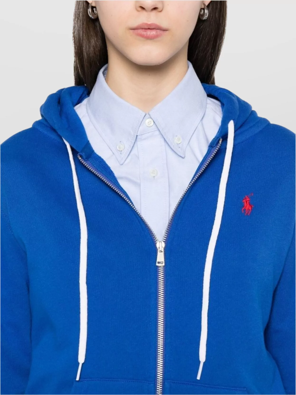 Ralph Lauren Logo Hooded Sweatshirt Featuring Pockets