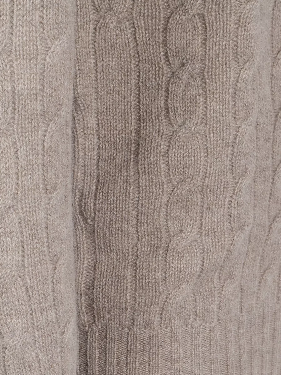 Drumohr Braided Wool Crew Neck Sweater