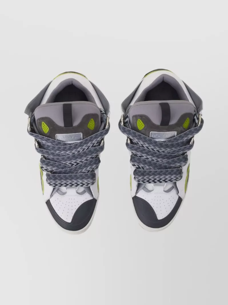 Lanvin Urban Style Sneakers Featuring Unique Sole