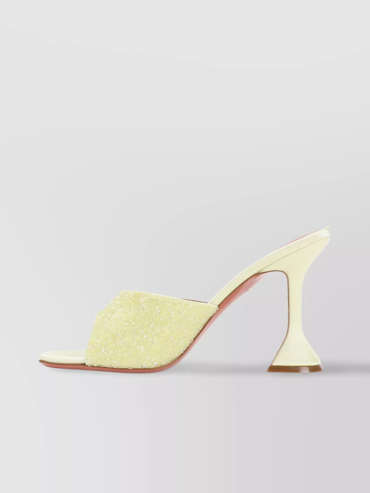 サンダル・ミュール AMINA MUADDI Amina Muaddi Lupita Crystal Dust 95 Sandals Amina Muaddi Lupita crystal dust 95 sandals | The Fashion Square