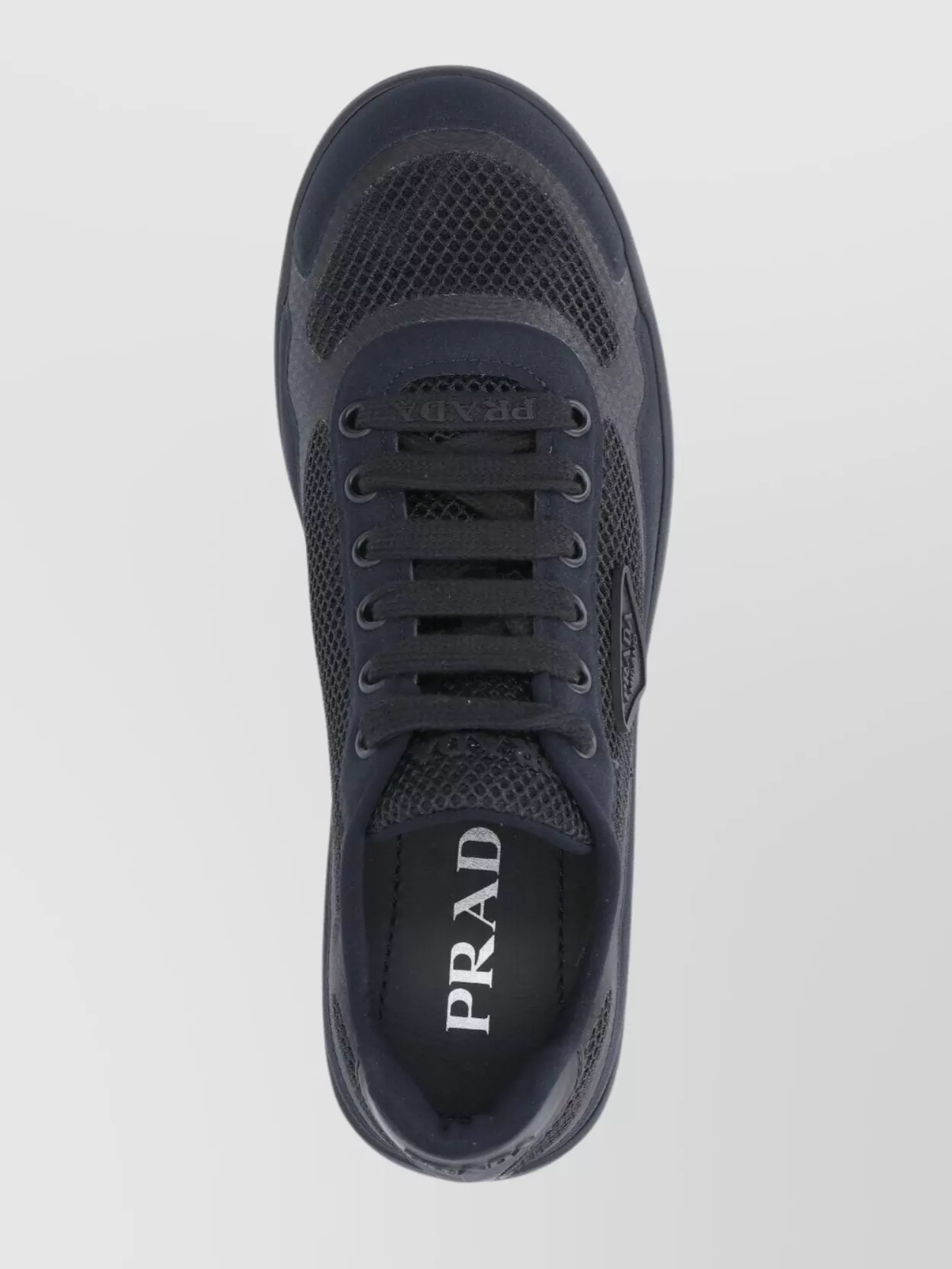 Prada Low Top Sneakers Mesh Panels