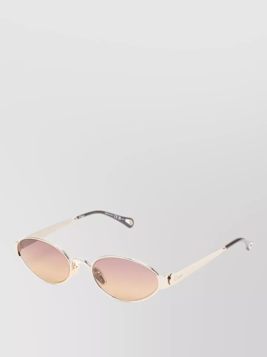Chloé Acetate Oval Sunglasses