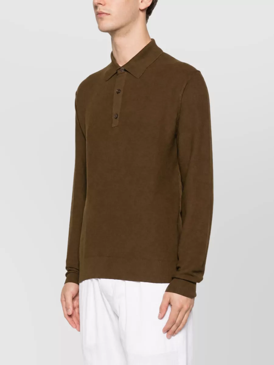 Tom Ford Wool Piqué Polo Sweater
