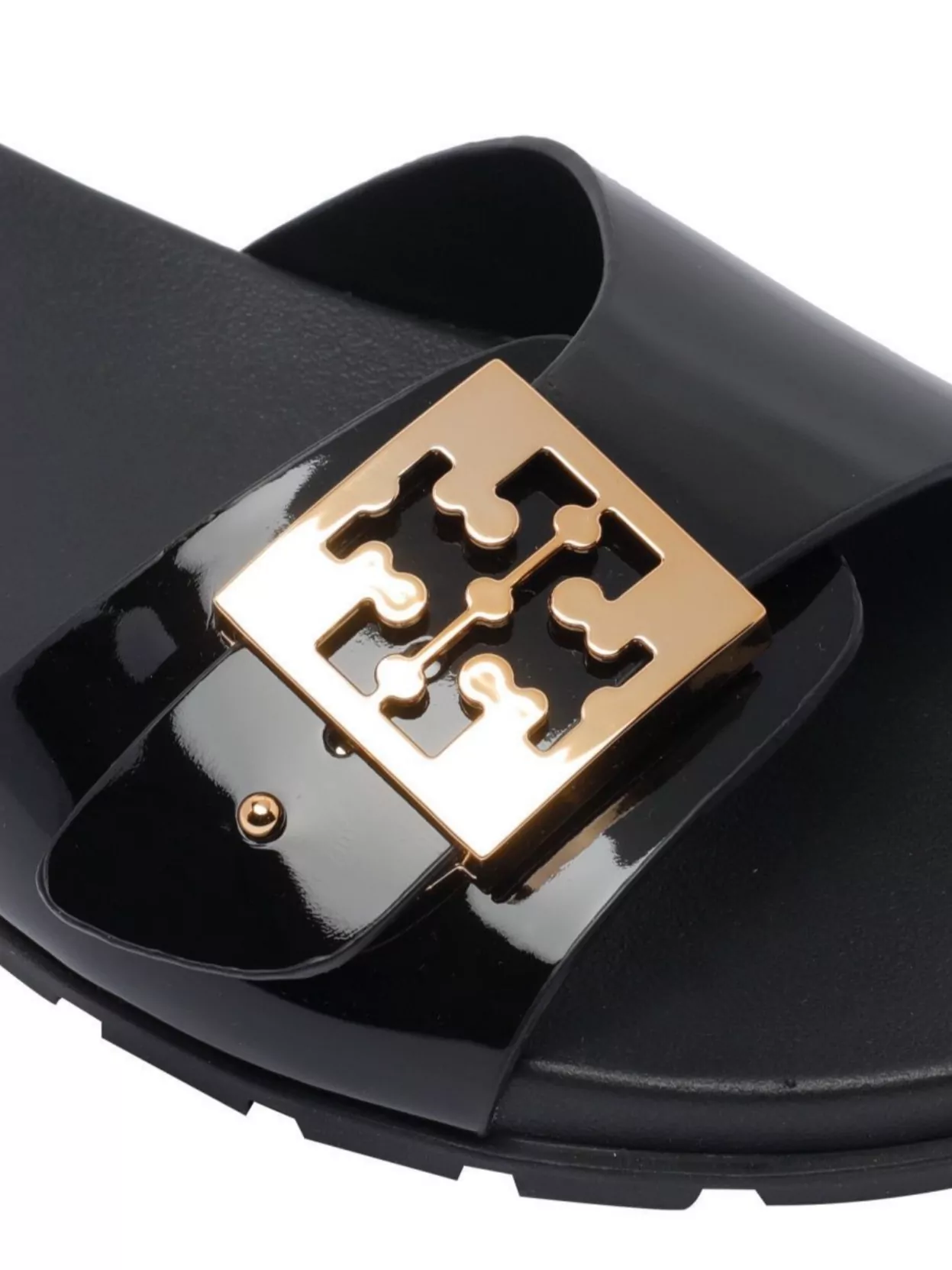 Tory Burch Slide Sandals With Round Open Toe