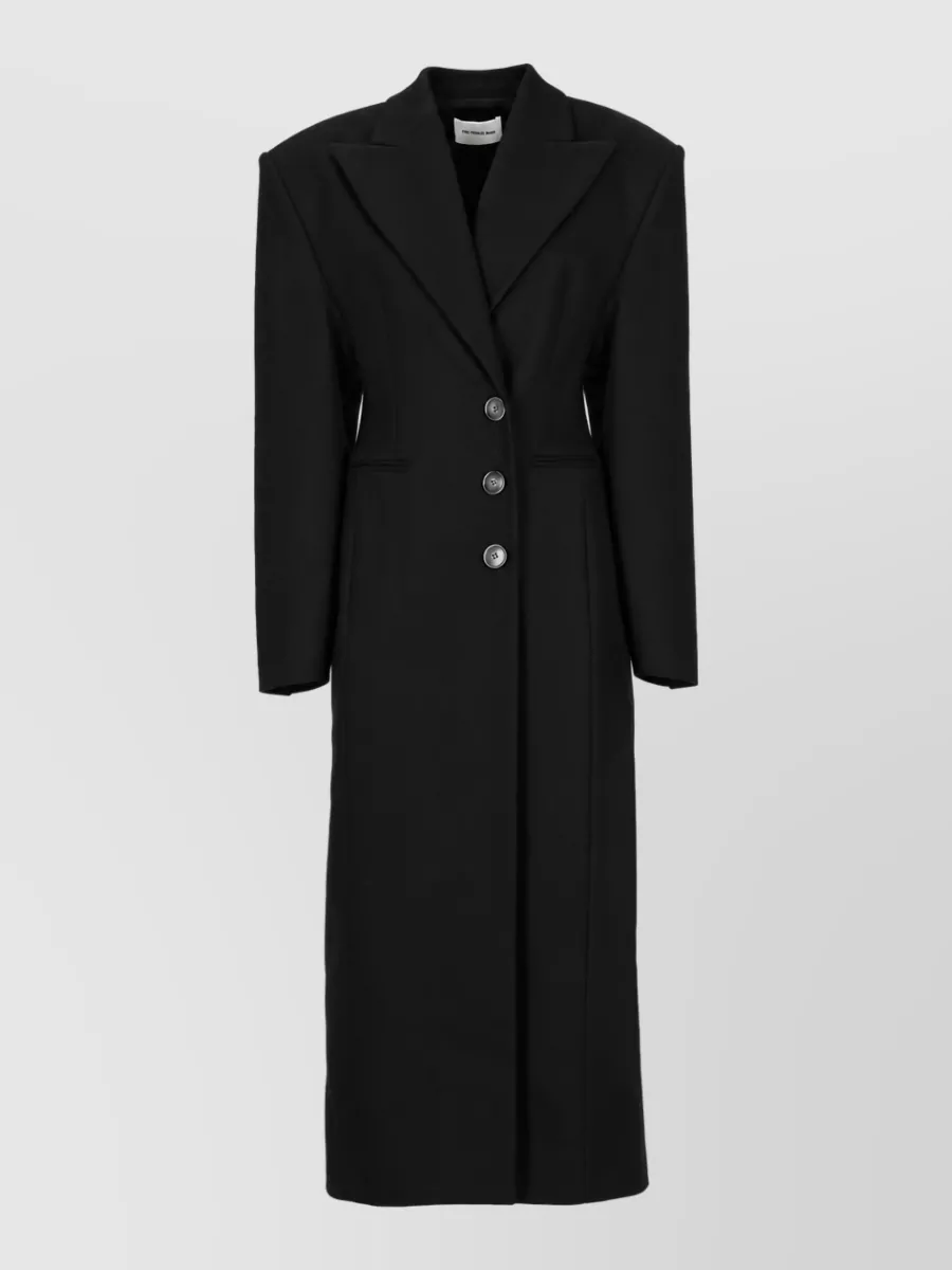 The Andamane wool cashmere fitted coat