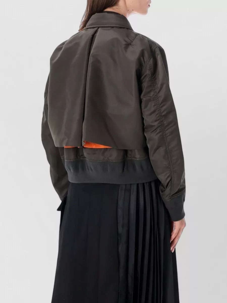 Sacai Nylon Double Layer Bomber Jacket