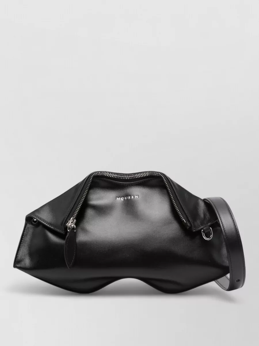 Alexander McQueen leather clutch bag