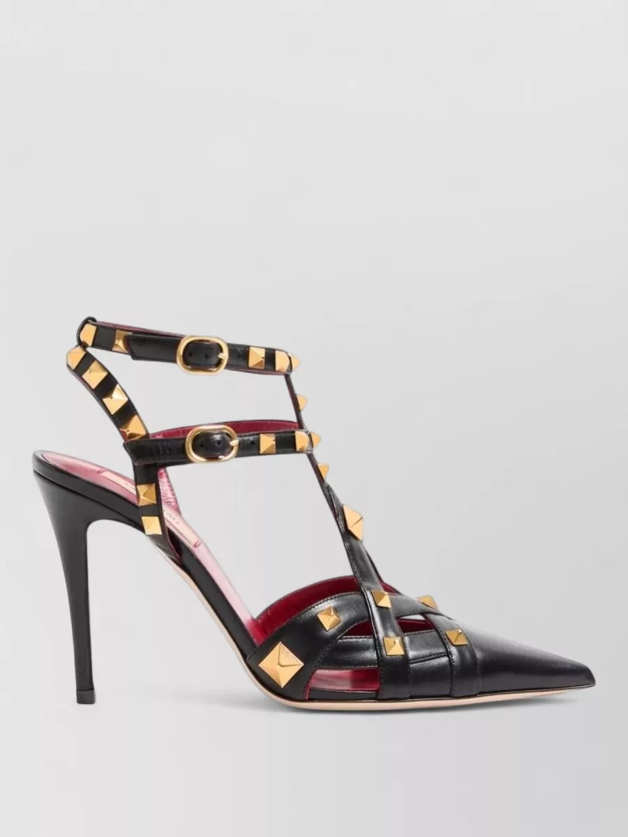 Valentino Garavani studded leather pumps
