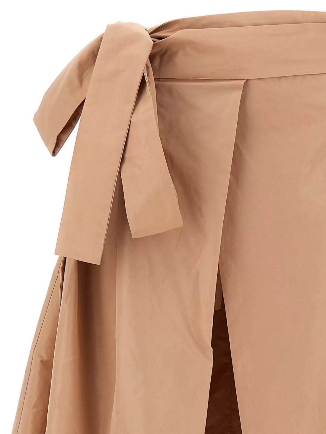 Pinko 'Owl' High Waist Pleated Skirt With Bow