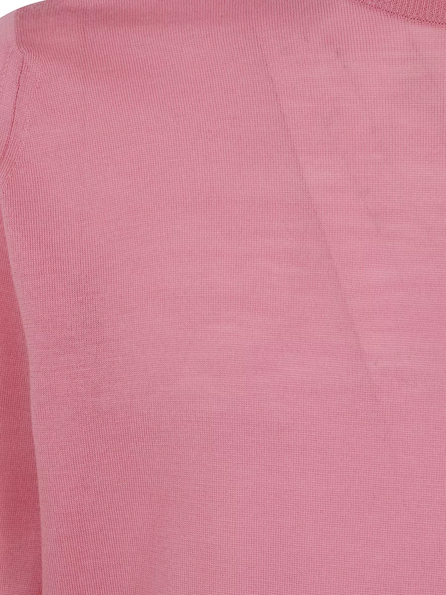 John Smedley Merino Wool Crewneck Long Sleeve Sweater