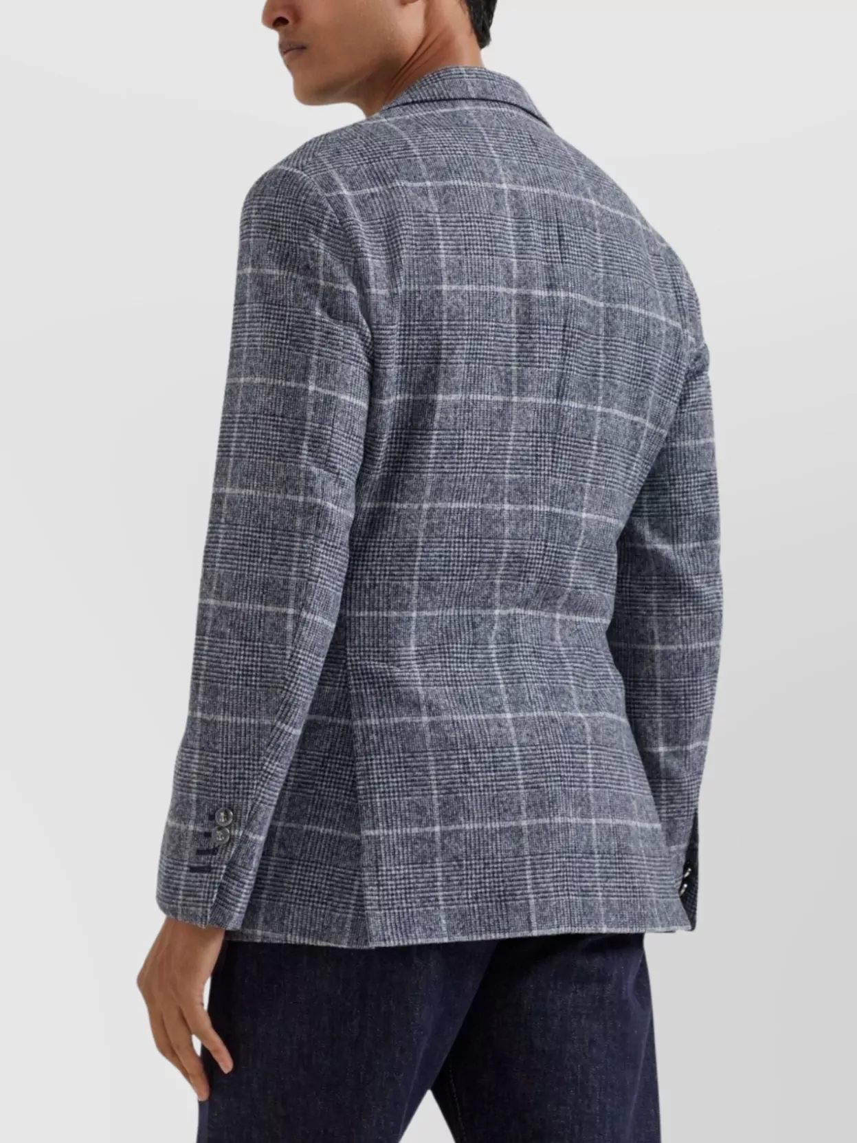 Brunello Cucinelli Notch Lapel Wool Jacket