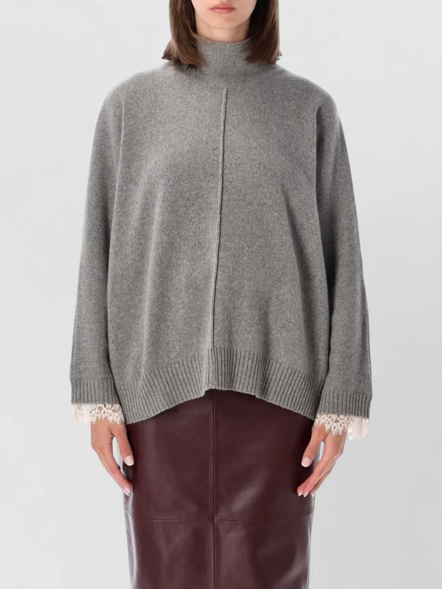 Alberta Ferretti cashmere turtleneck sweater