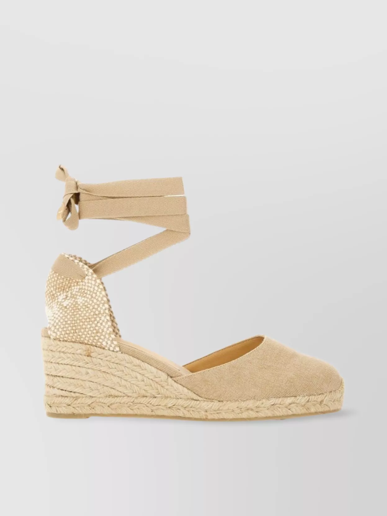Castaner Woven Wedge Espadrilles Closed Back