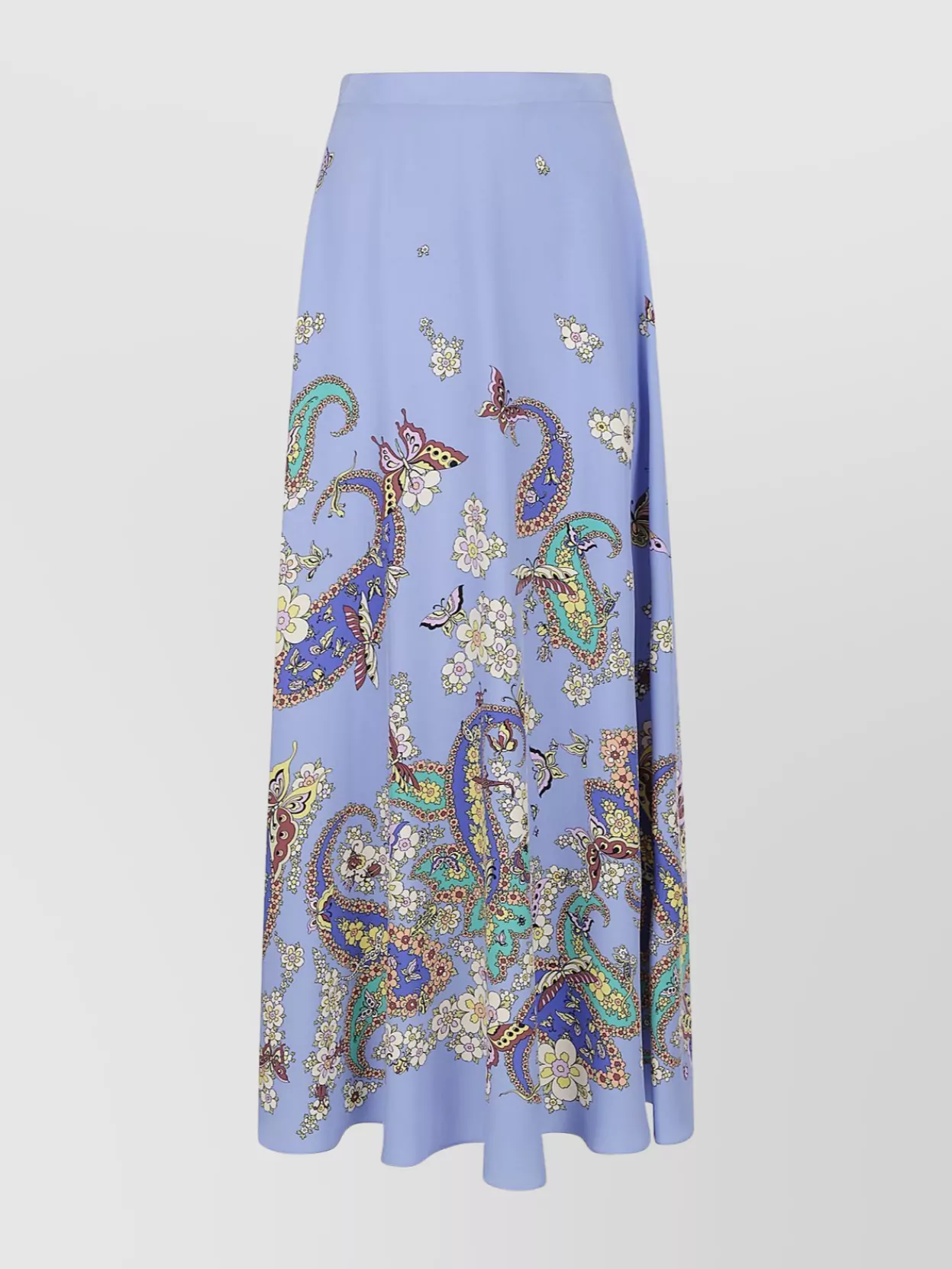 ETRO PAISLEY PRINT A-LINE HIGH WAIST MIDI SKIRT