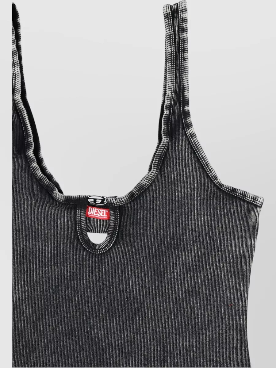 Diesel Maura Ribbed Scoop Neck Sleeveless Body