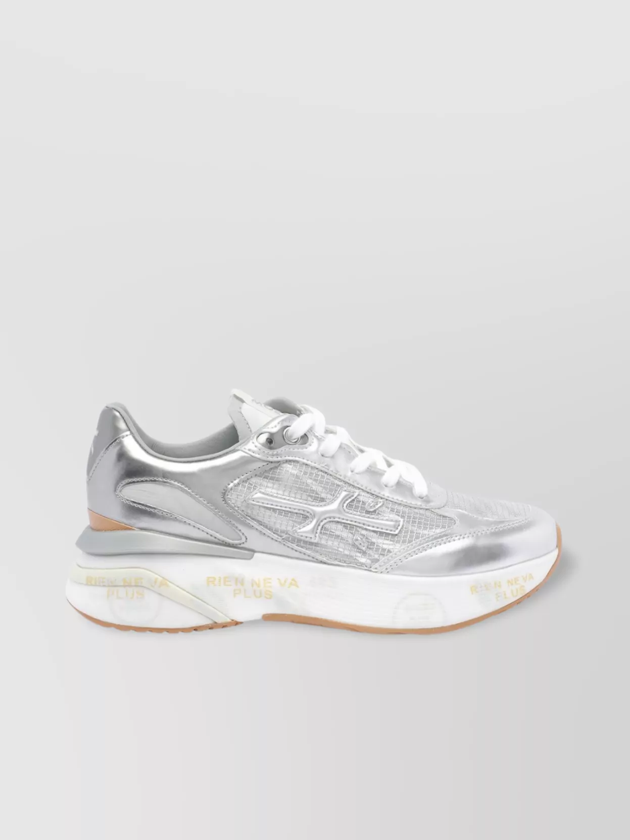 Premiata Low Top Sneakers Mesh Panels
