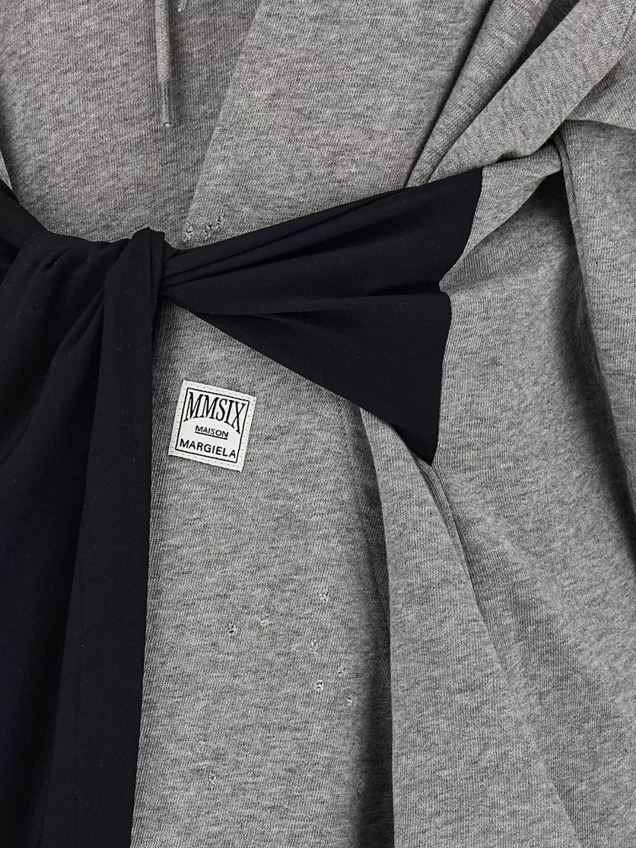 Mm6 Maison Margiela Cotton Hoodie Mini Dress