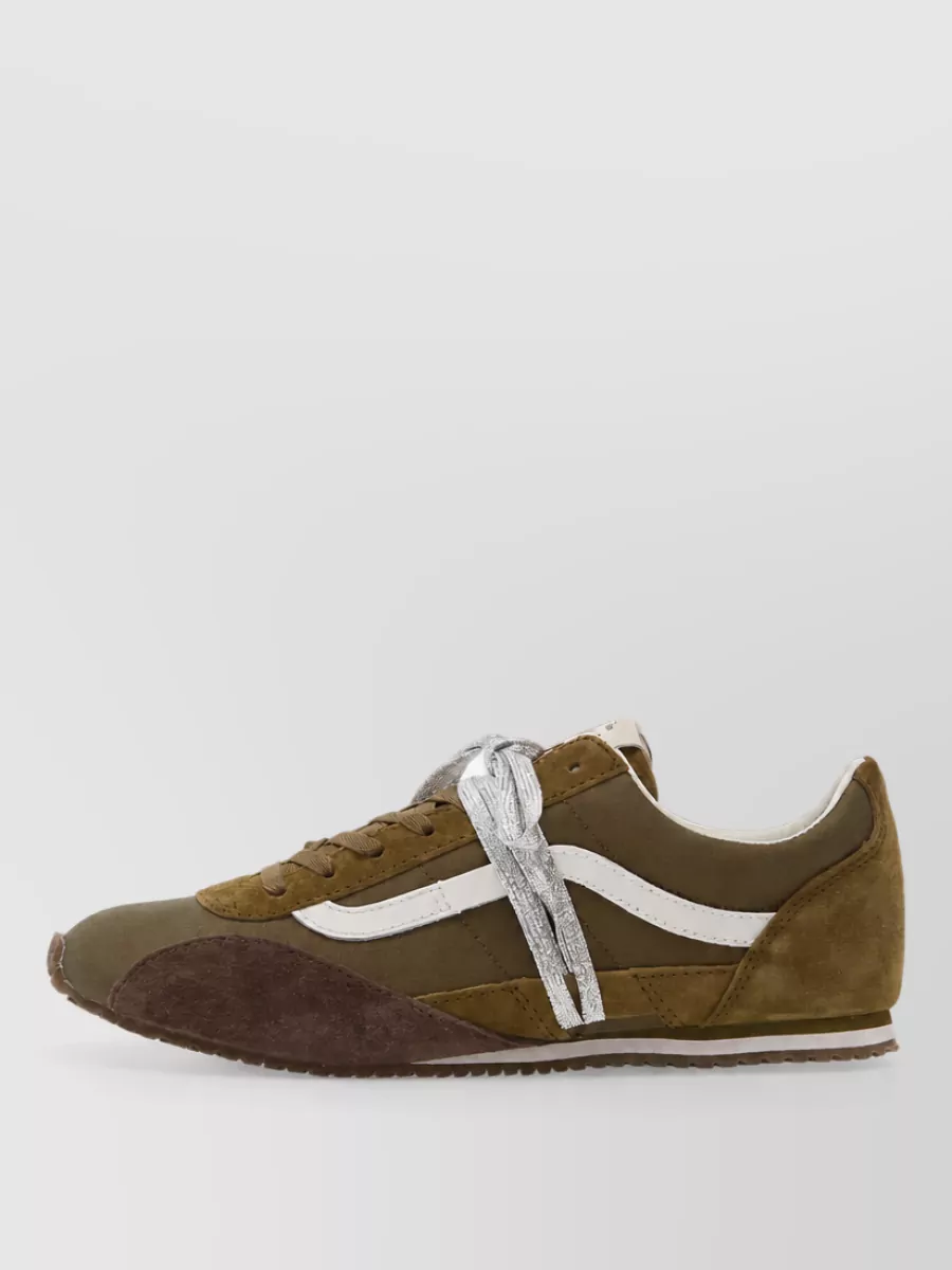 Vans silk nylon low top lace-up sneakers