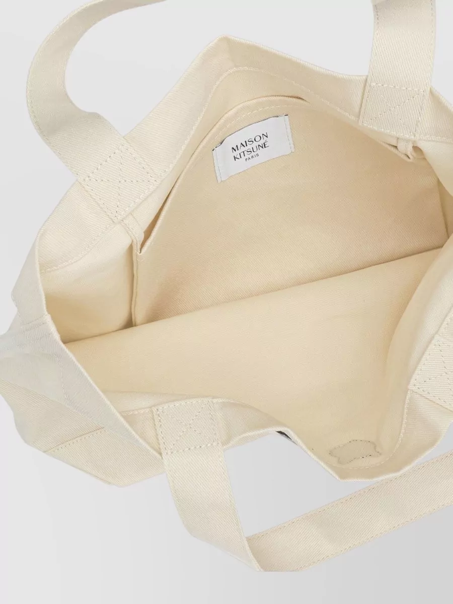 Maison Kitsuné Canvas Tote Bag